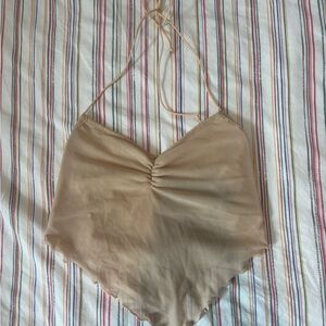 SHEIN Women’s Tan Crop Top